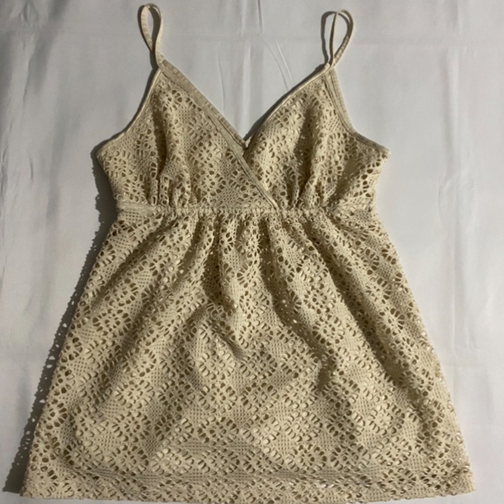 Express Crochet Tank Top Blouse